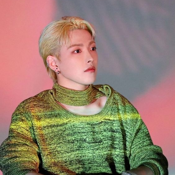 Recent activity shot of Hongjoong (ATEEZ)