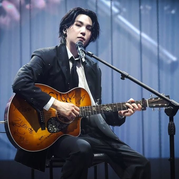 Recent activity shot of SUGA (BTS)