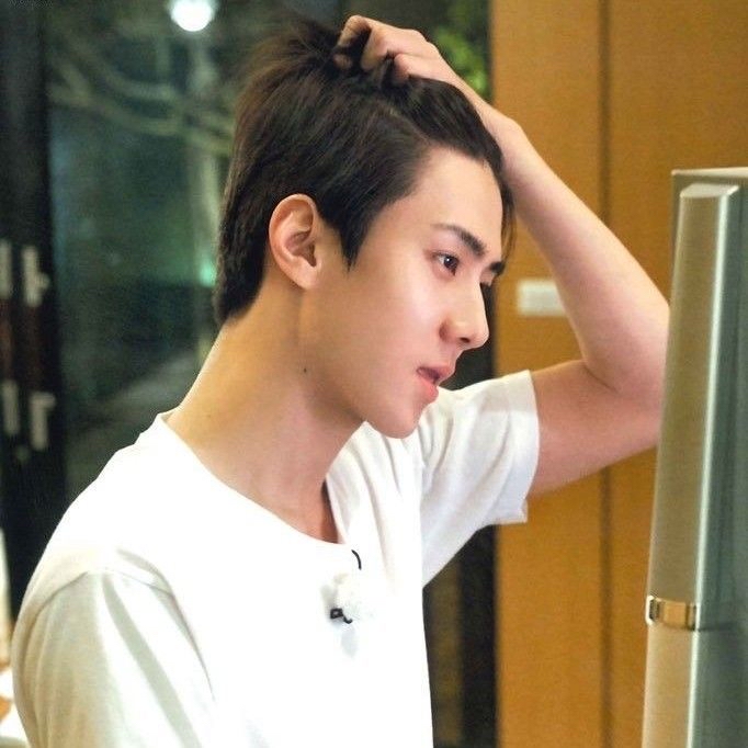 A moment captured by Sehun (EXO)'s fan