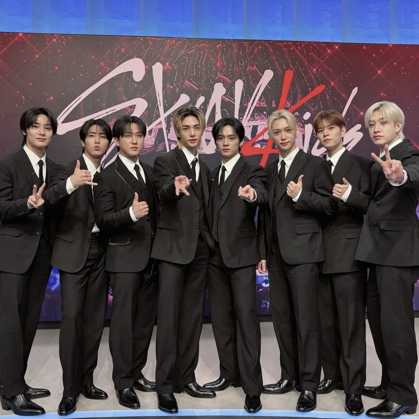 Stray Kidsの舞台裏ショット