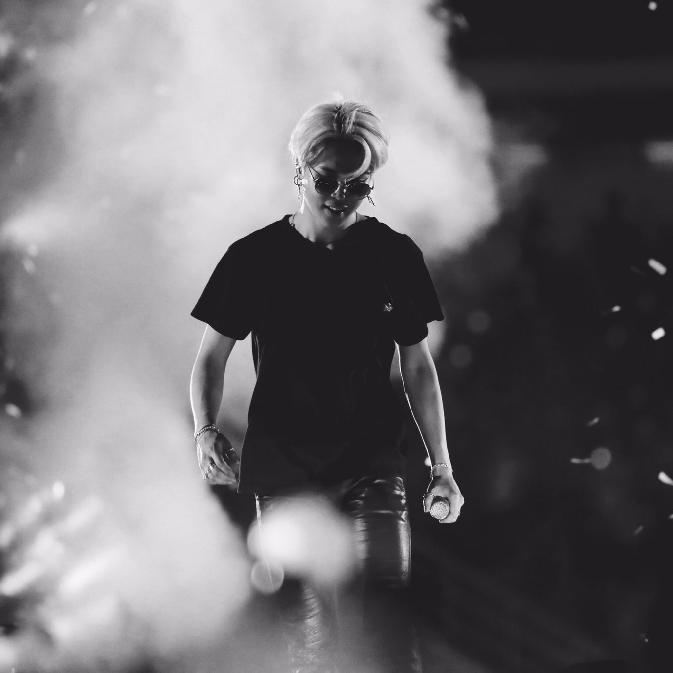 Recent activity shot of Jimin (BTS)