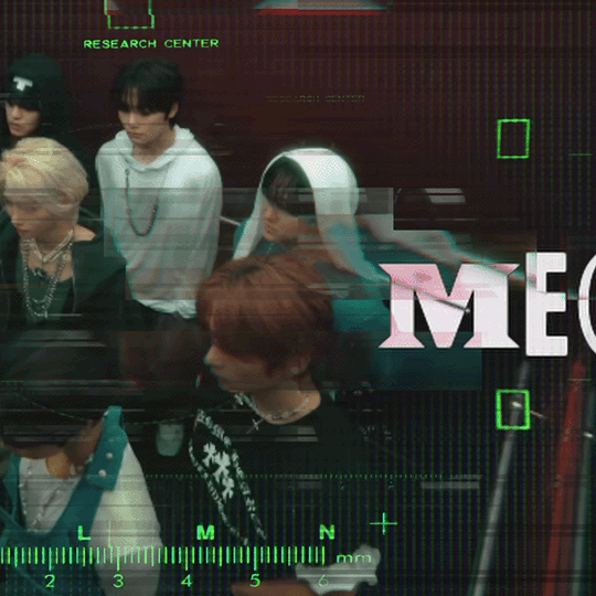 A moment captured by Stray Kids's fan