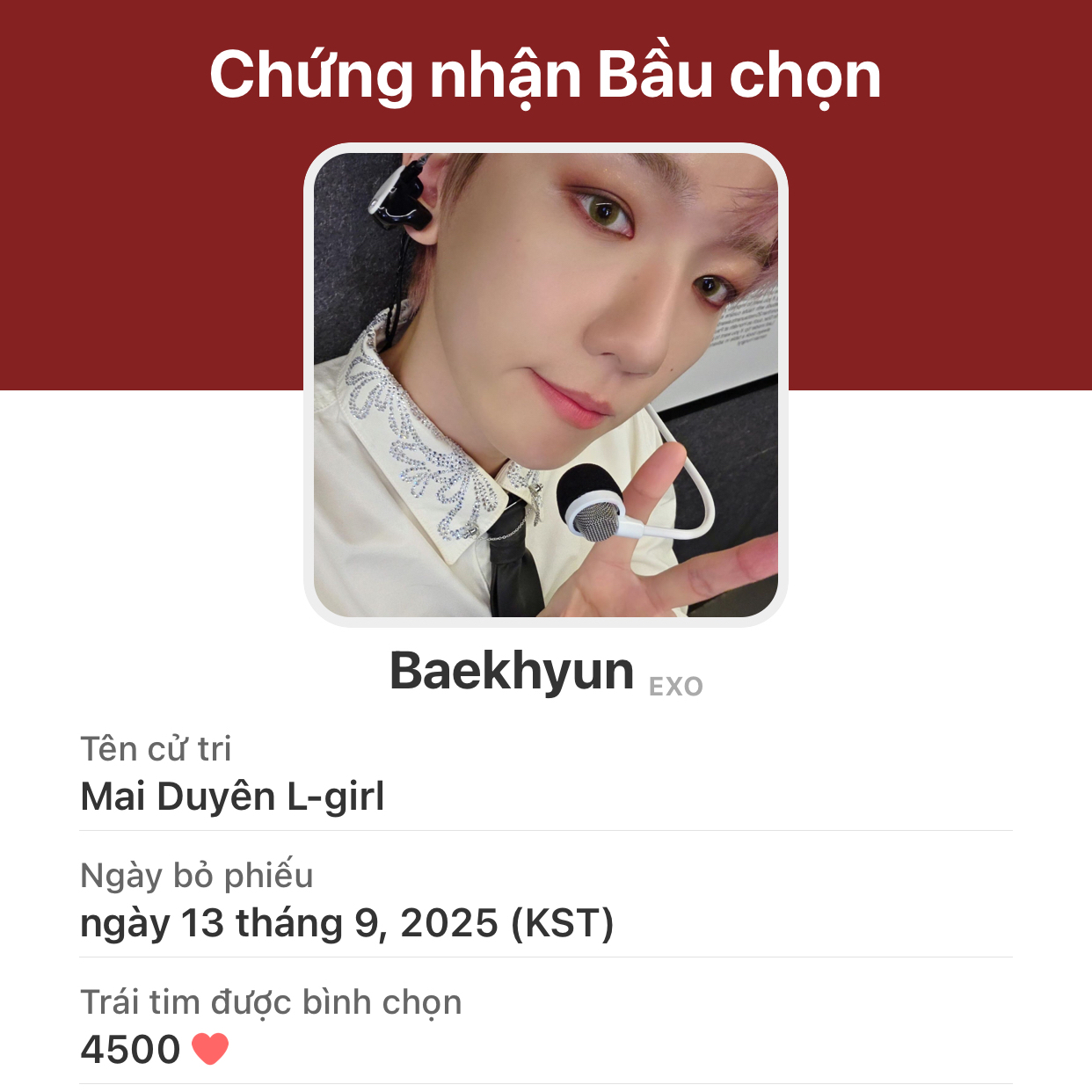 Foto aktivitas terbaru Baekhyun (EXO)