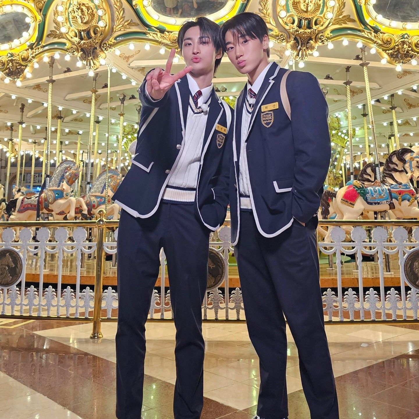 A moment captured by ATEEZ's fan