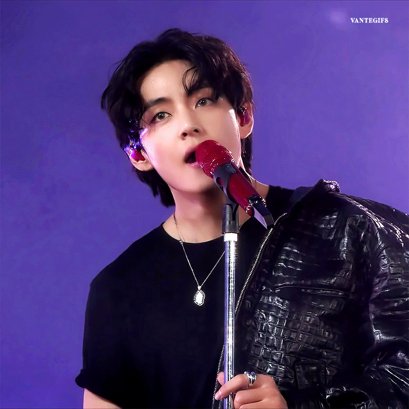 Recent activity shot of V (BTS)
