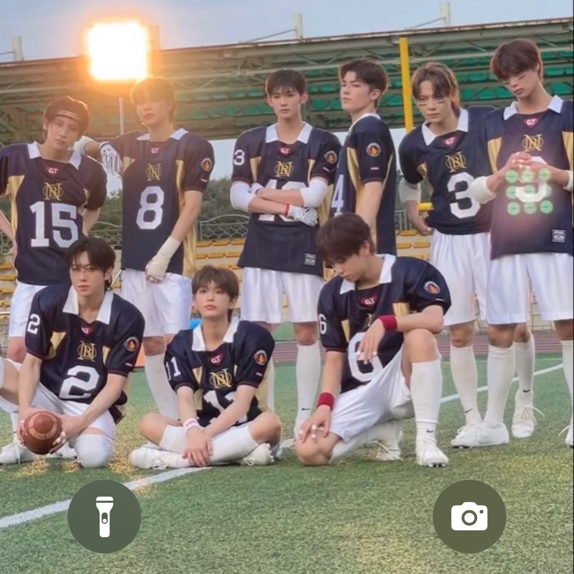 Recent activity shot of EJ (&TEAM)
