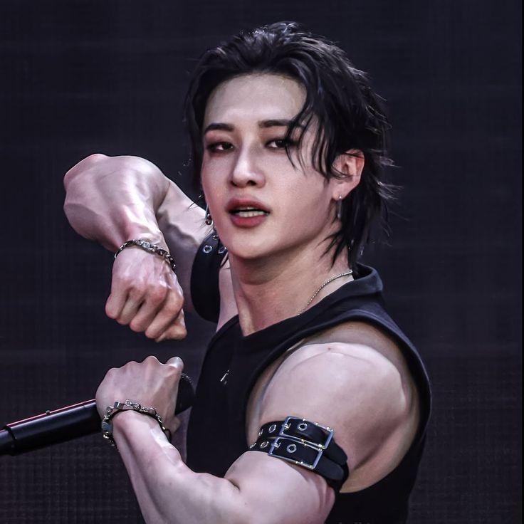 A moment captured by Bang Chan (Stray Kids)'s fan