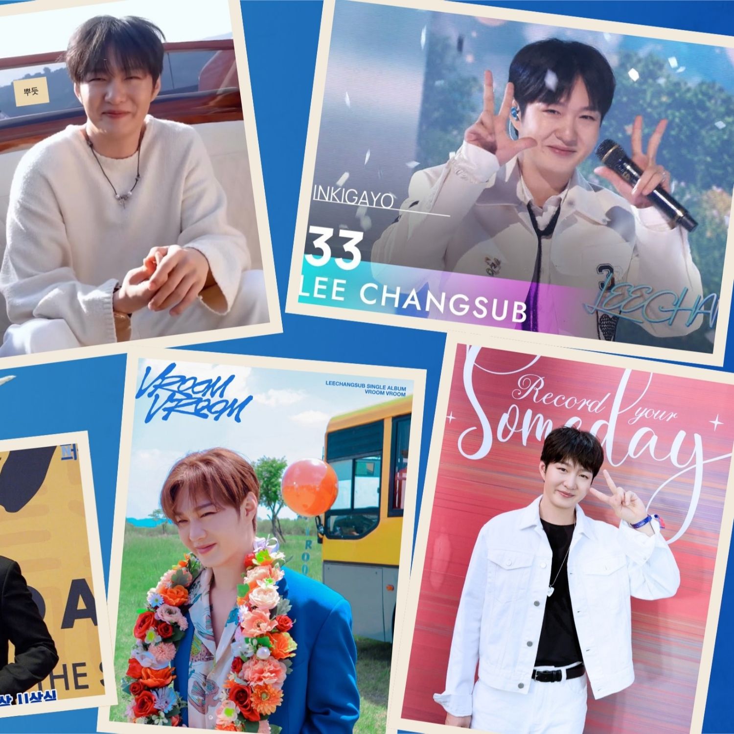 Recent activity shot of Lee Changsub (BTOB)
