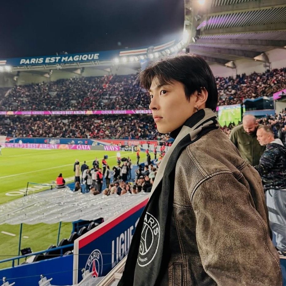 A moment captured by Hongjoong (ATEEZ)'s fan