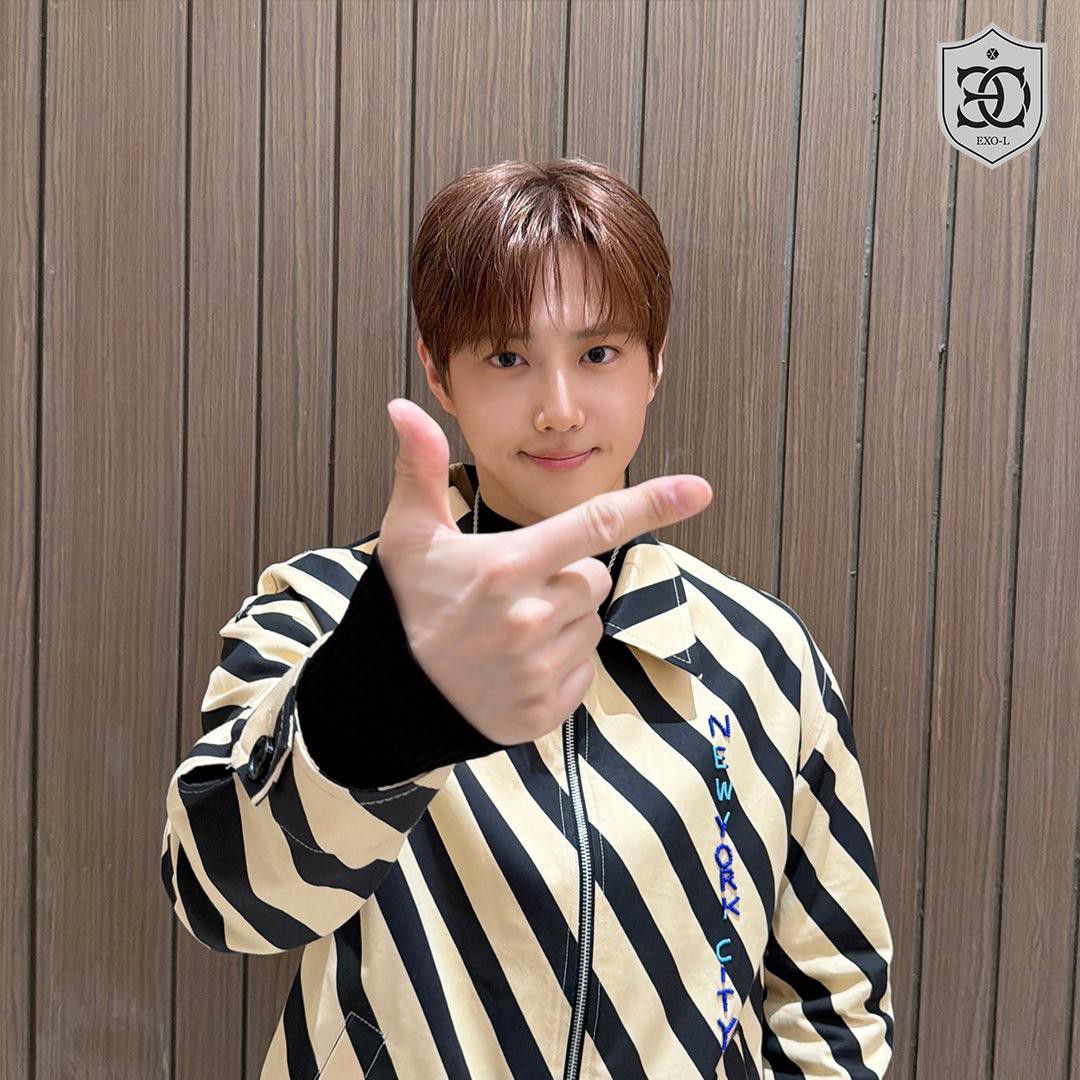 Recent activity shot of Suho (EXO)