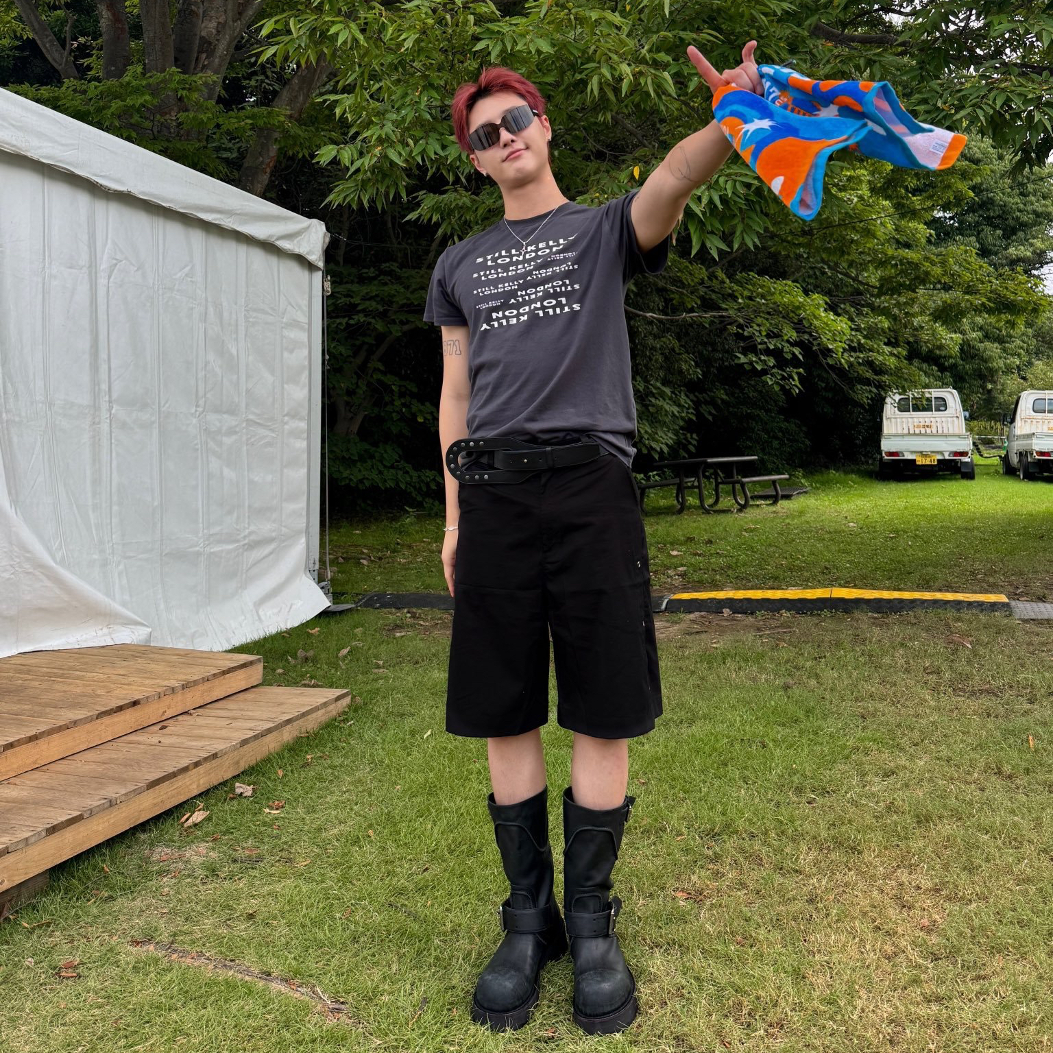 A moment captured by WOODZ's fan