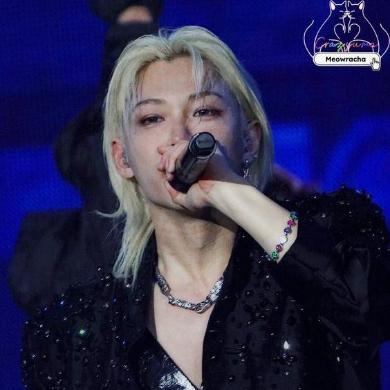 Recent activity shot of Felix (Stray Kids)