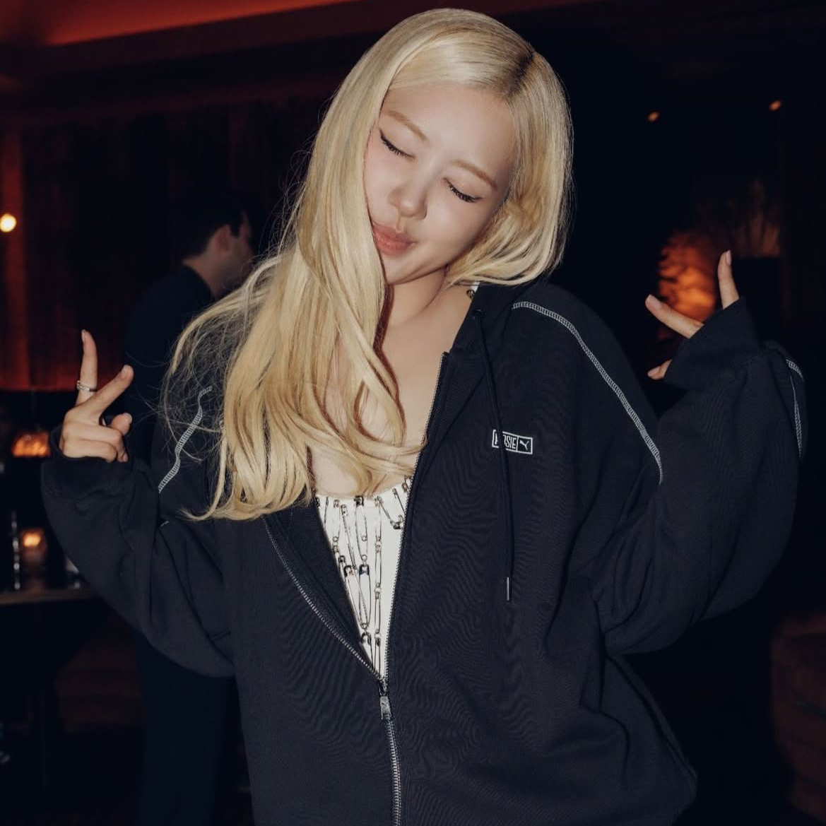 A moment captured by ROSÉ (BLACKPINK)'s fan