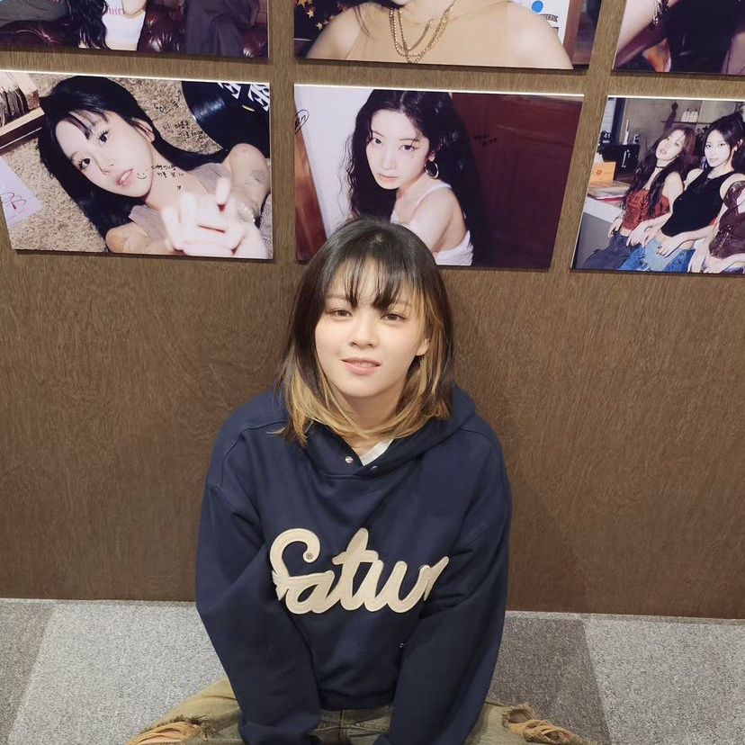 Recent activity shot of Jeongyeon (TWICE)