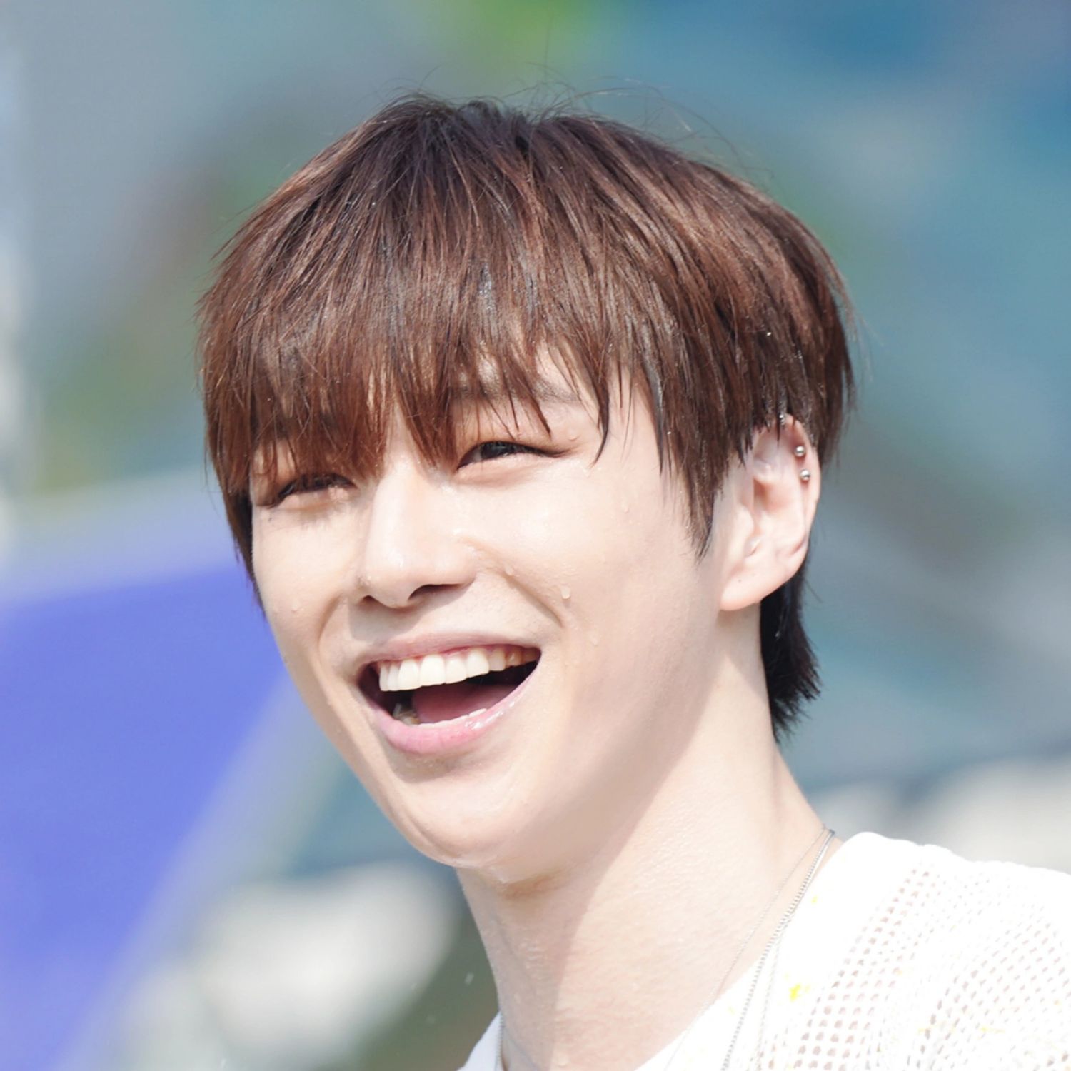 A moment captured by Kang Daniel's fan
