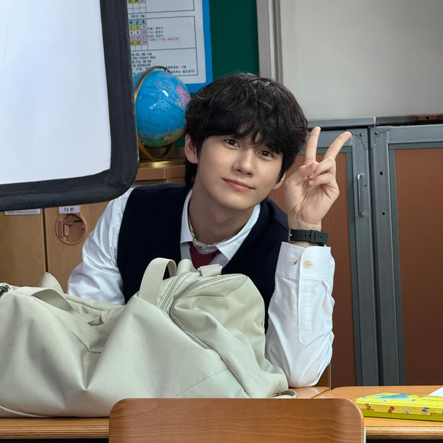 옹성우의 비하인드 컷