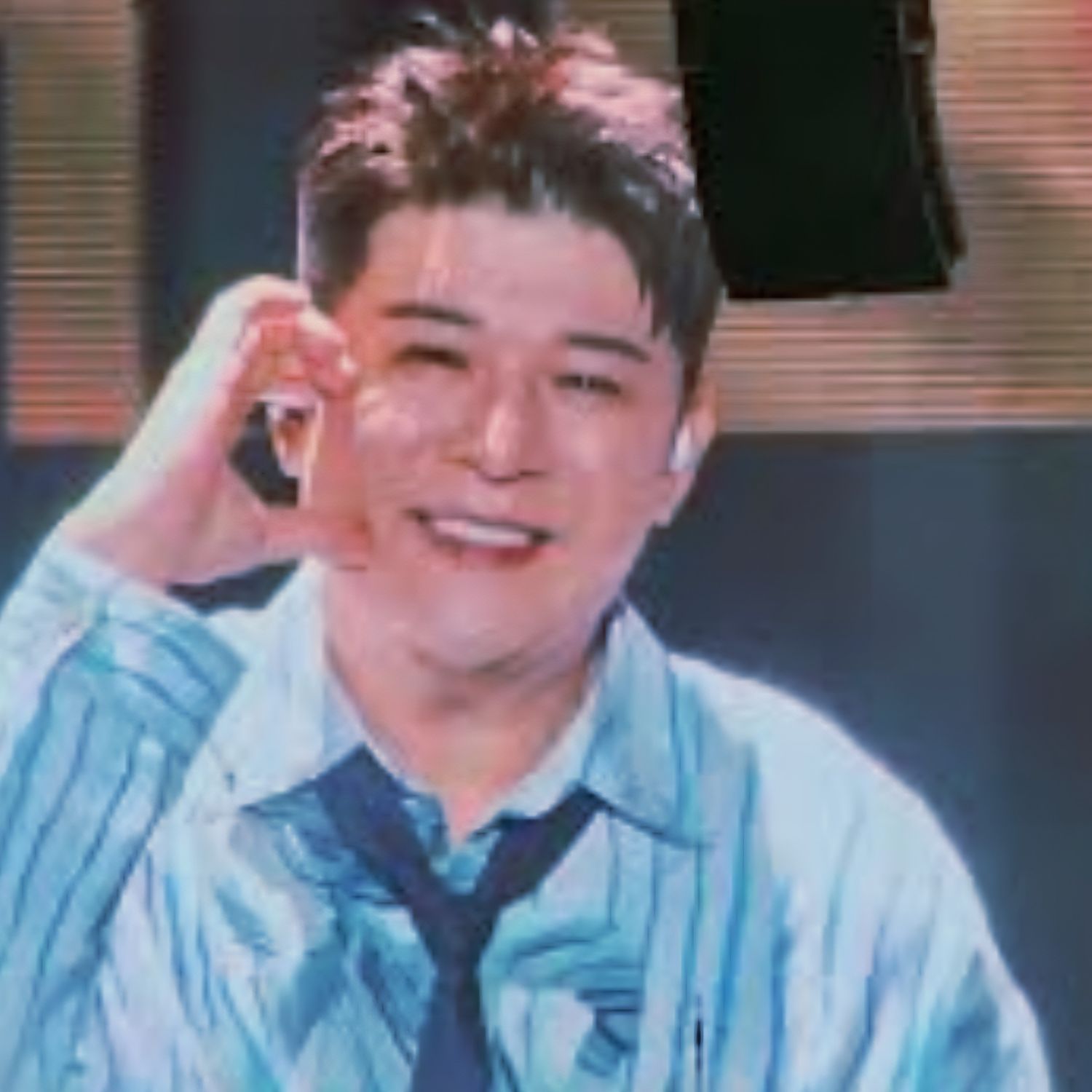 A moment captured by Shindong (Super Junior)'s fan