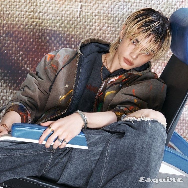 Behind-the-scenes cut of Hyunjin (Stray Kids)