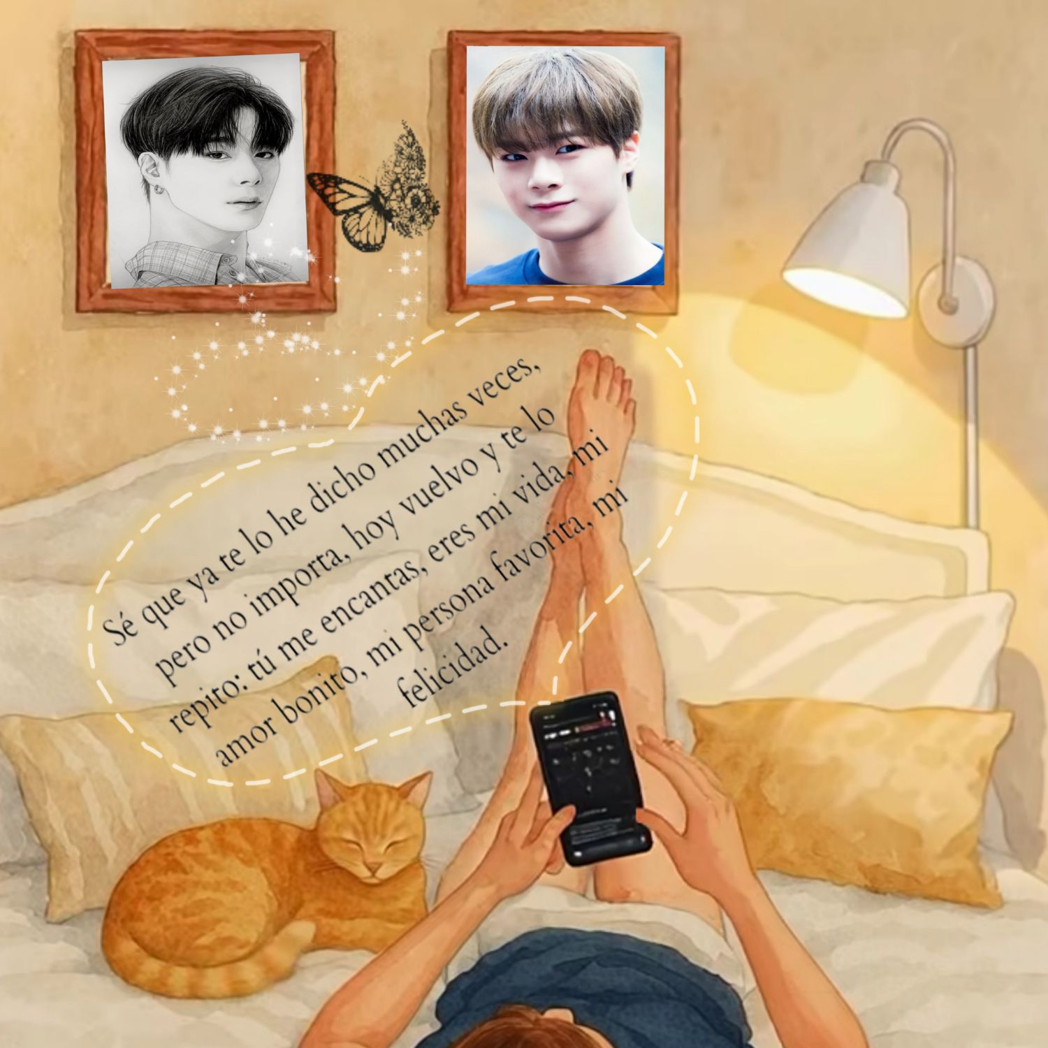 Recent activity shot of Moonbin (ASTRO)