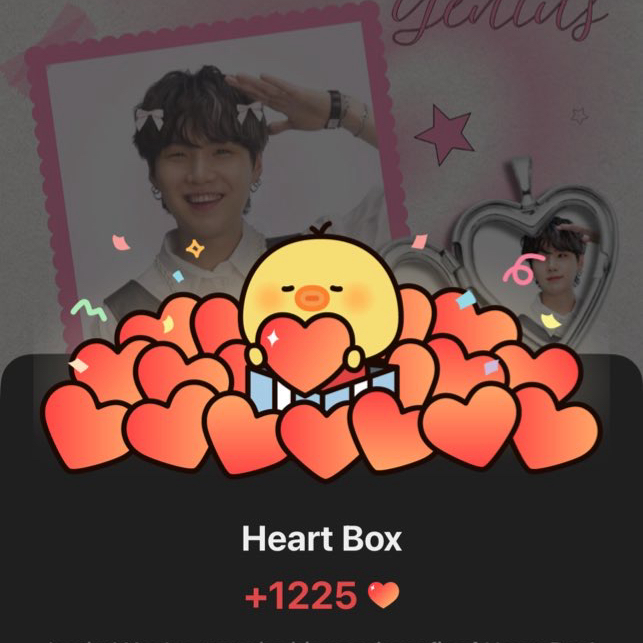 A moment captured by SUGA (BTS)'s fan