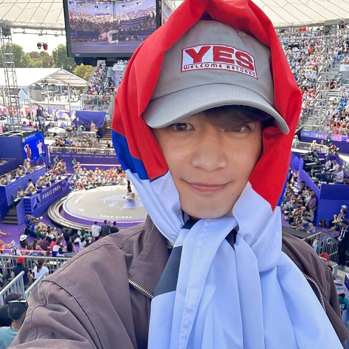 A moment captured by Minho (SHINee)'s fan