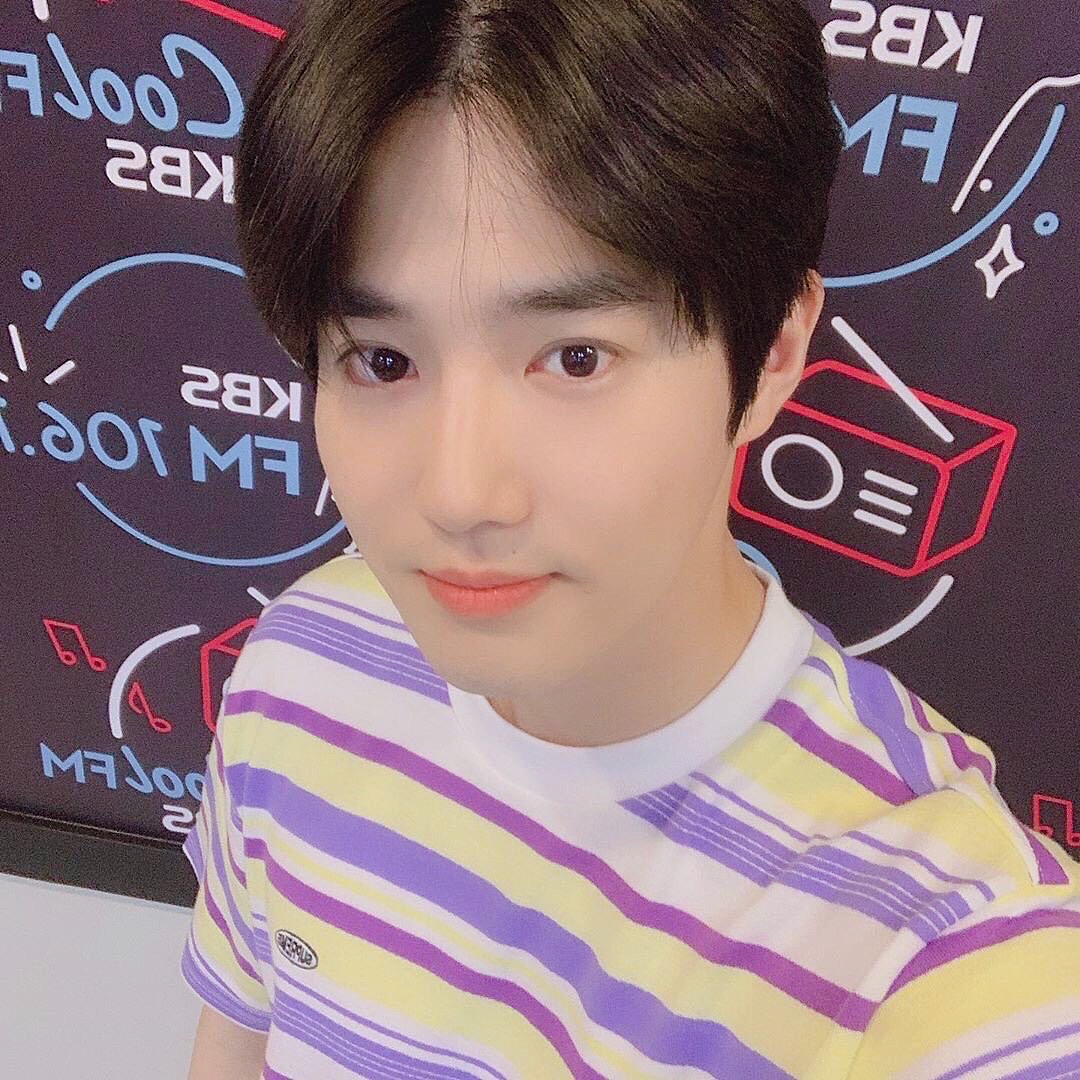 Recent activity shot of Suho (EXO)