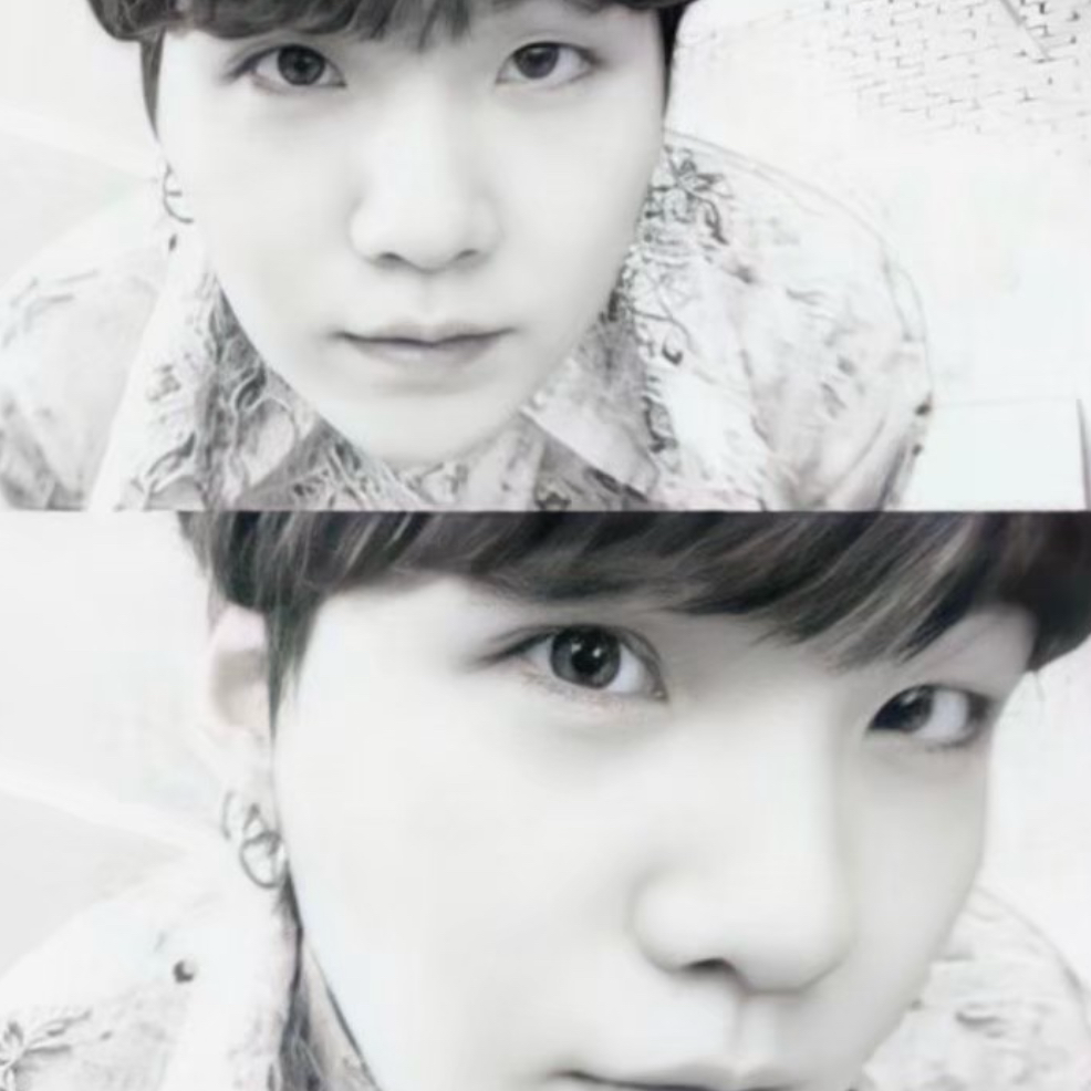 A moment captured by SUGA (BTS)'s fan