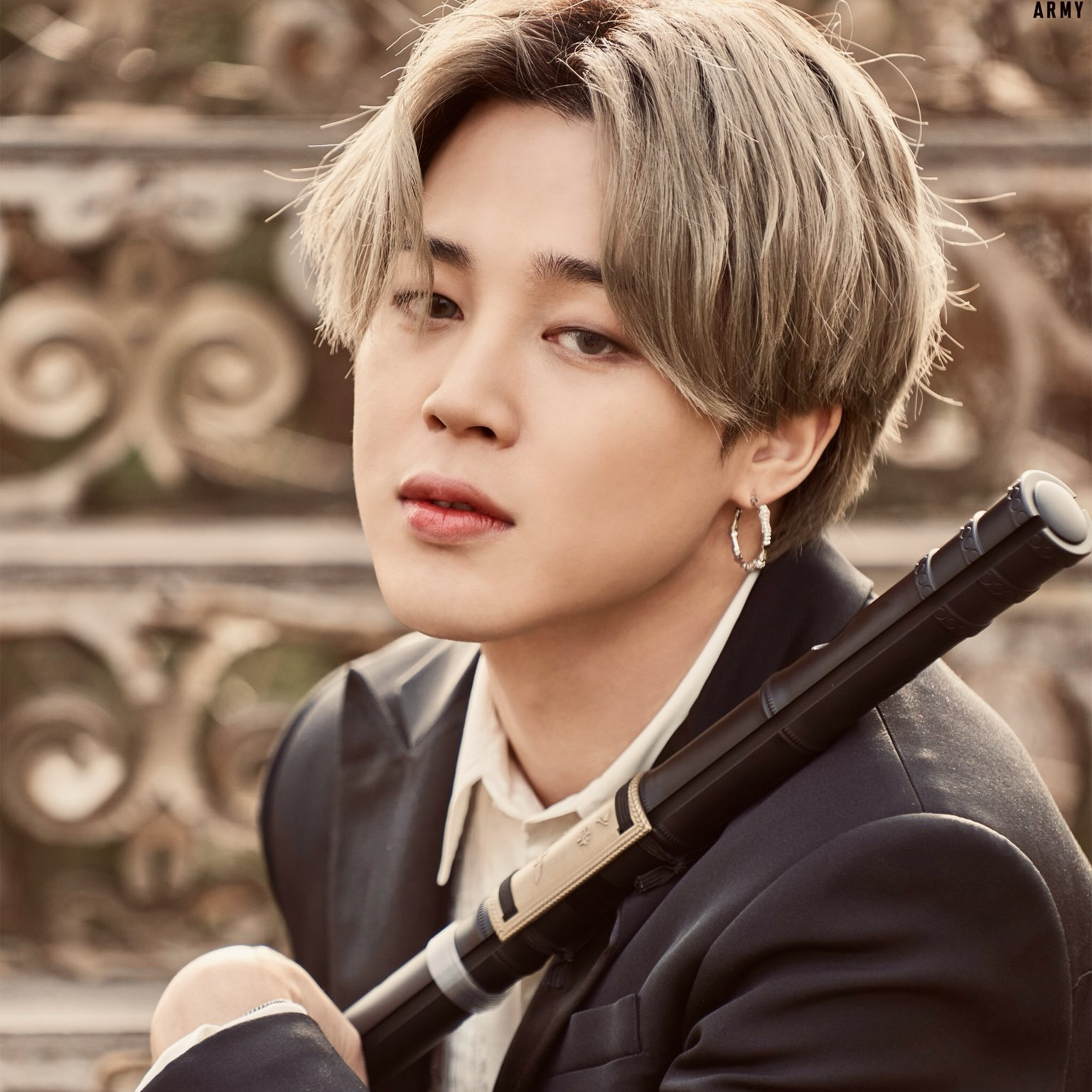 Recent activity shot of Jimin (BTS)
