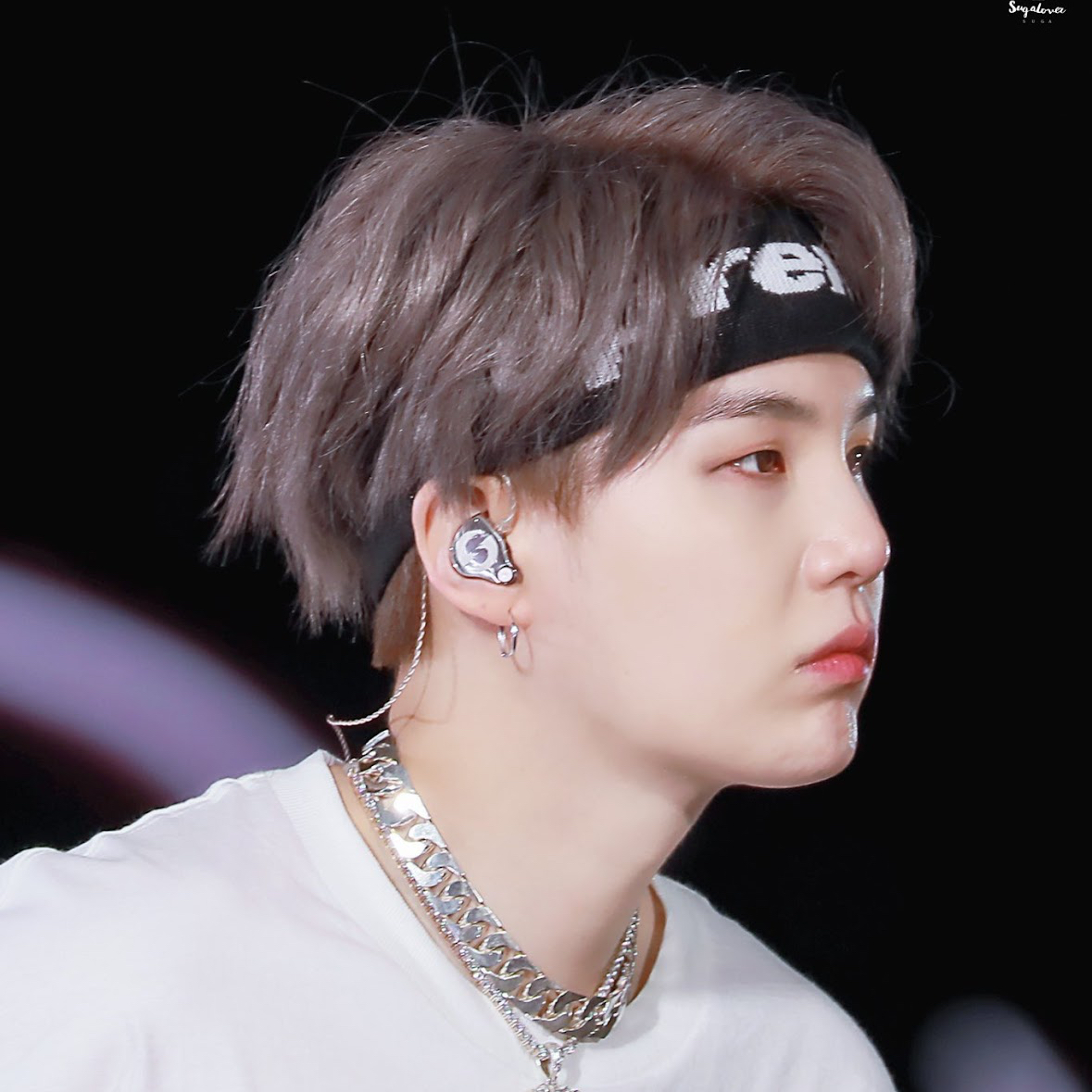 A moment captured by SUGA (BTS)'s fan