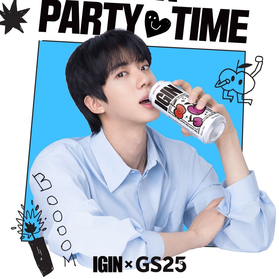 Recent activity shot of Jin (BTS)