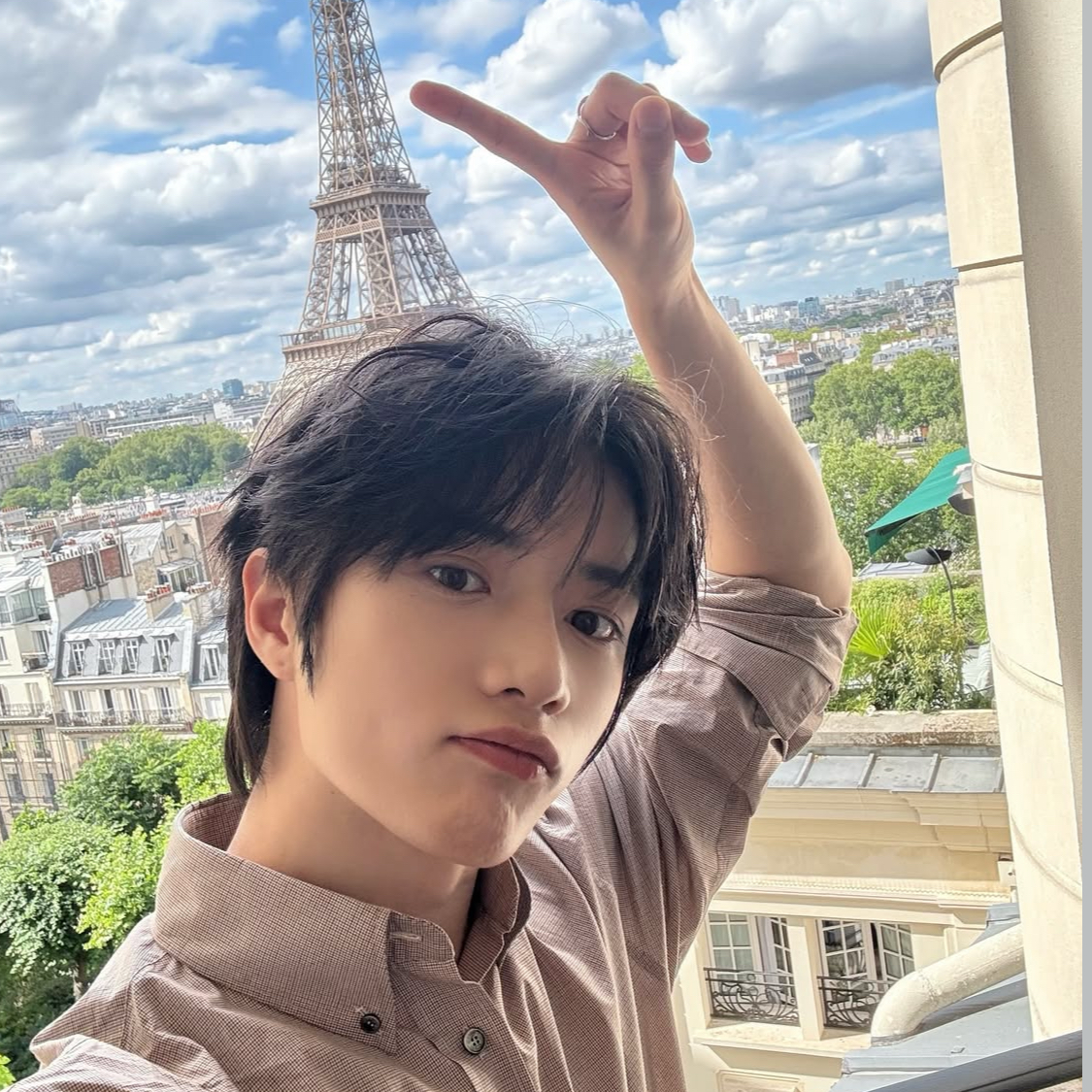 A moment captured by Beomgyu (TOMORROW X TOGETHER)'s fan
