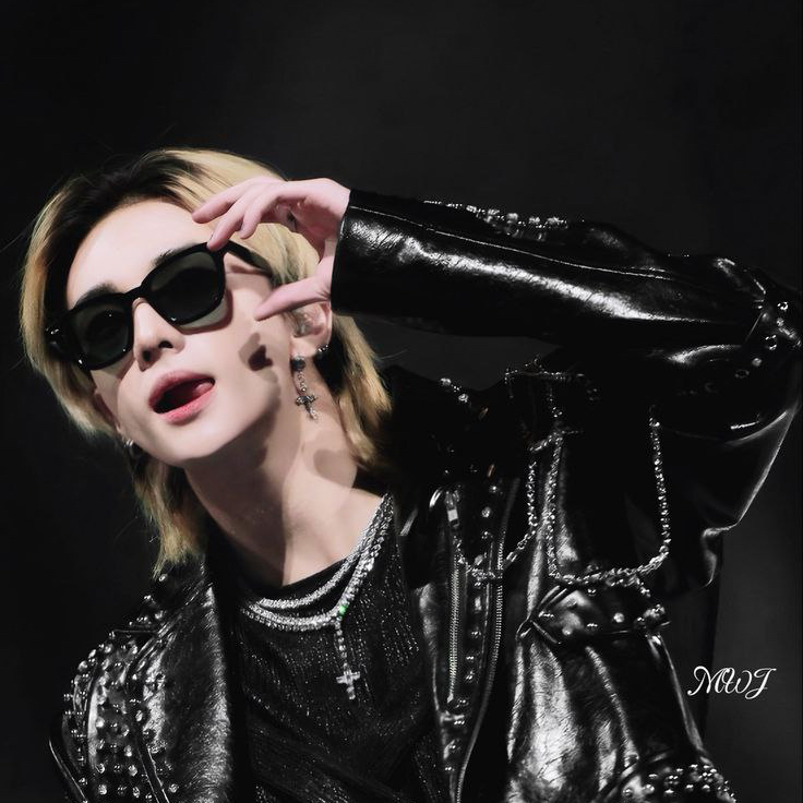 Recent activity shot of Hyunjin (Stray Kids)