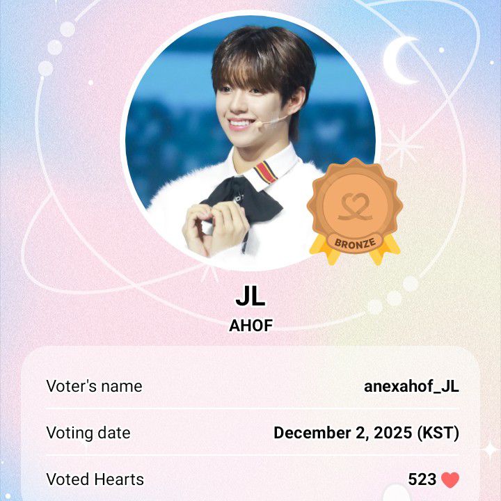 A moment captured by JL (AHOF)'s fan