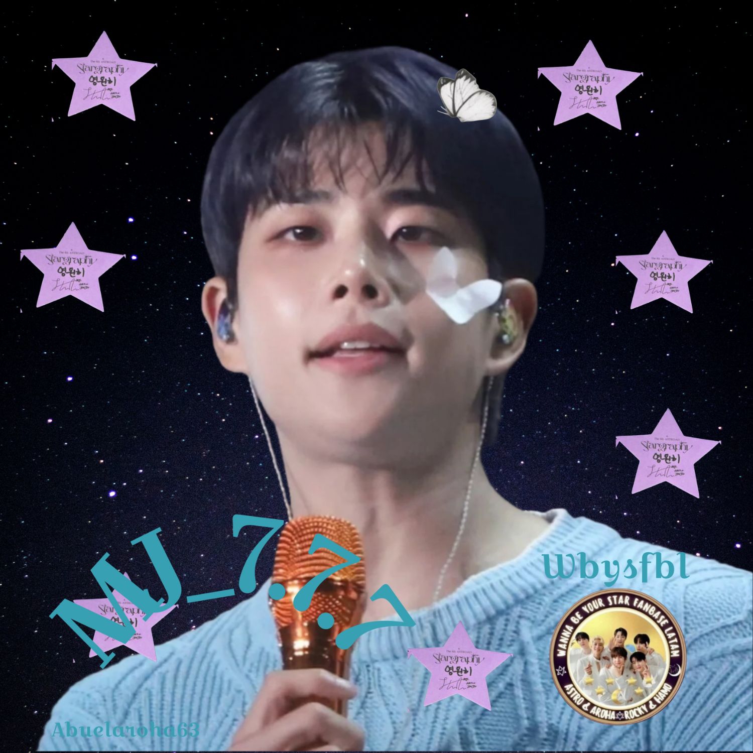 A moment captured by ASTRO's fan