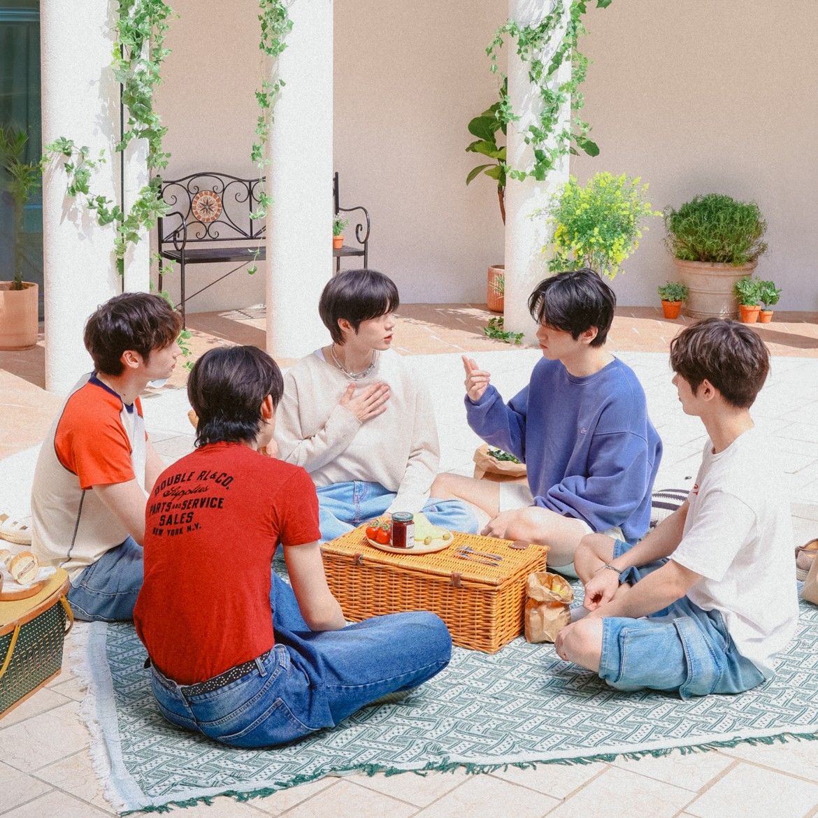 Recent activity shot of TOMORROW X TOGETHER