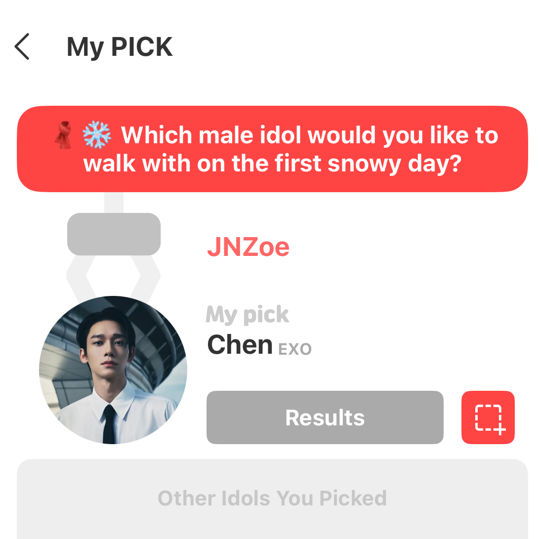 Behind-the-scenes cut of Chen (EXO)