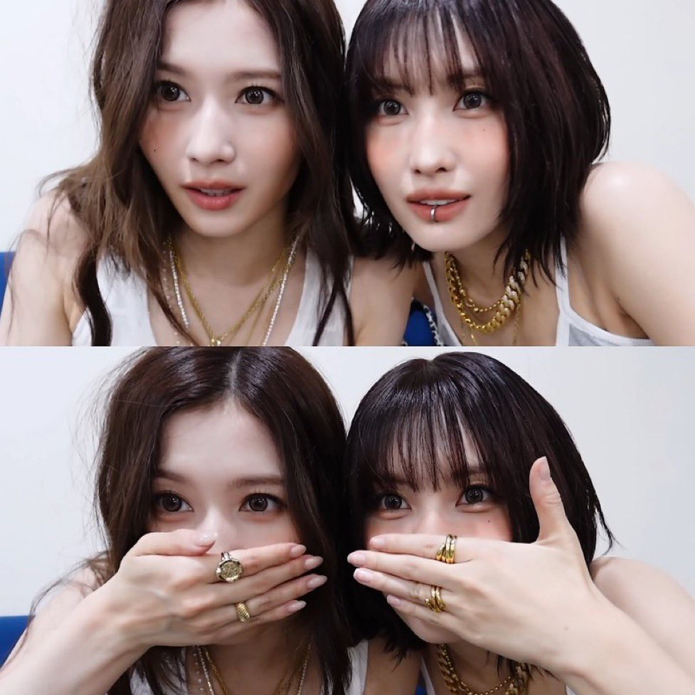 Behind-the-scenes cut of Sana (TWICE)