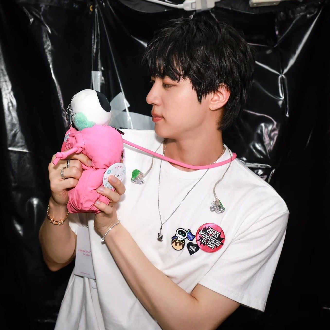 Recent activity shot of Jin (BTS)