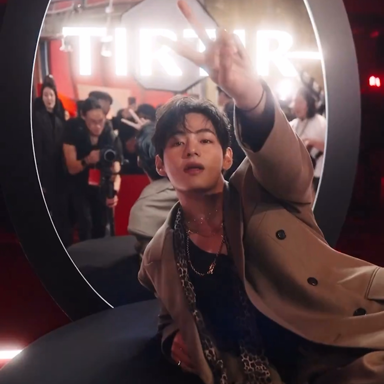 Momen yang diabadikan oleh penggemar V (BTS)