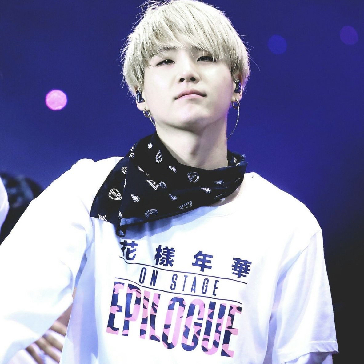 Recent activity shot of SUGA (BTS)