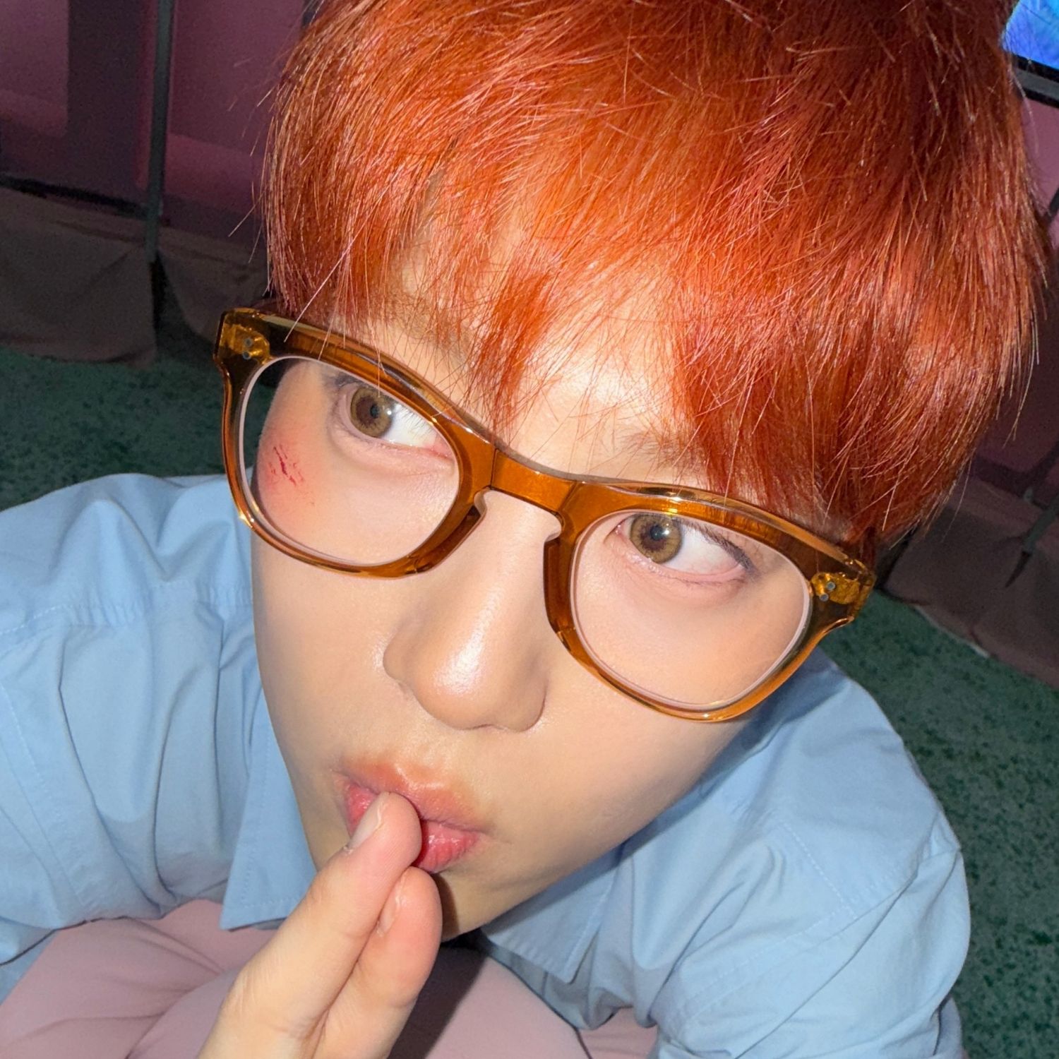 Behind-the-scenes cut of Suho (EXO)