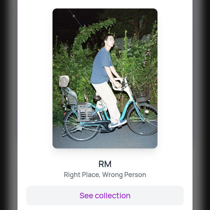 Recent activity shot of RM (BTS)