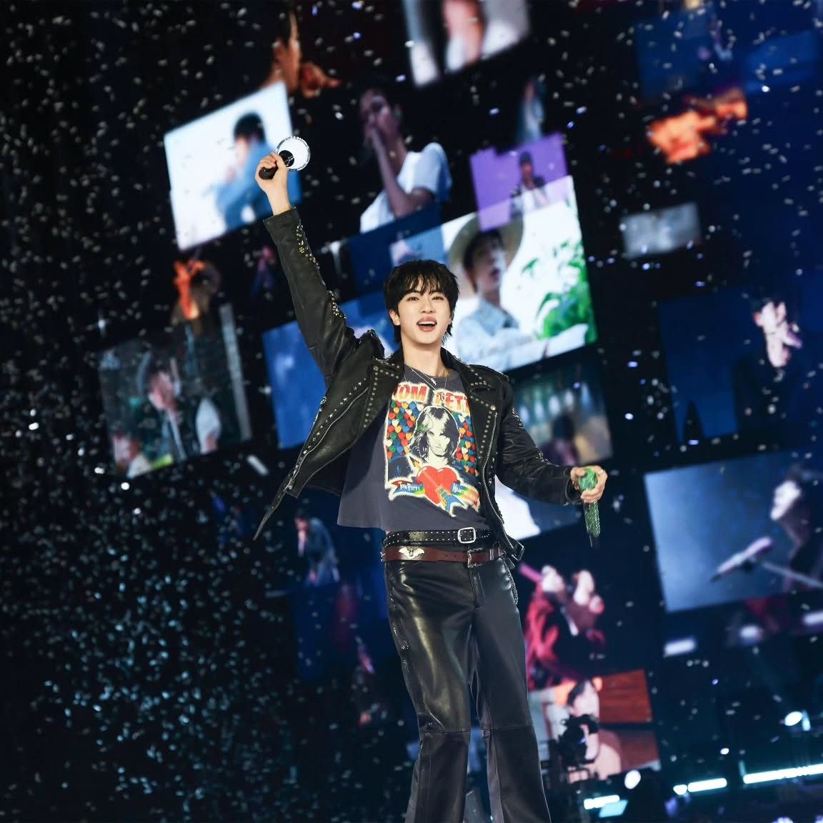 Recent activity shot of Jin (BTS)