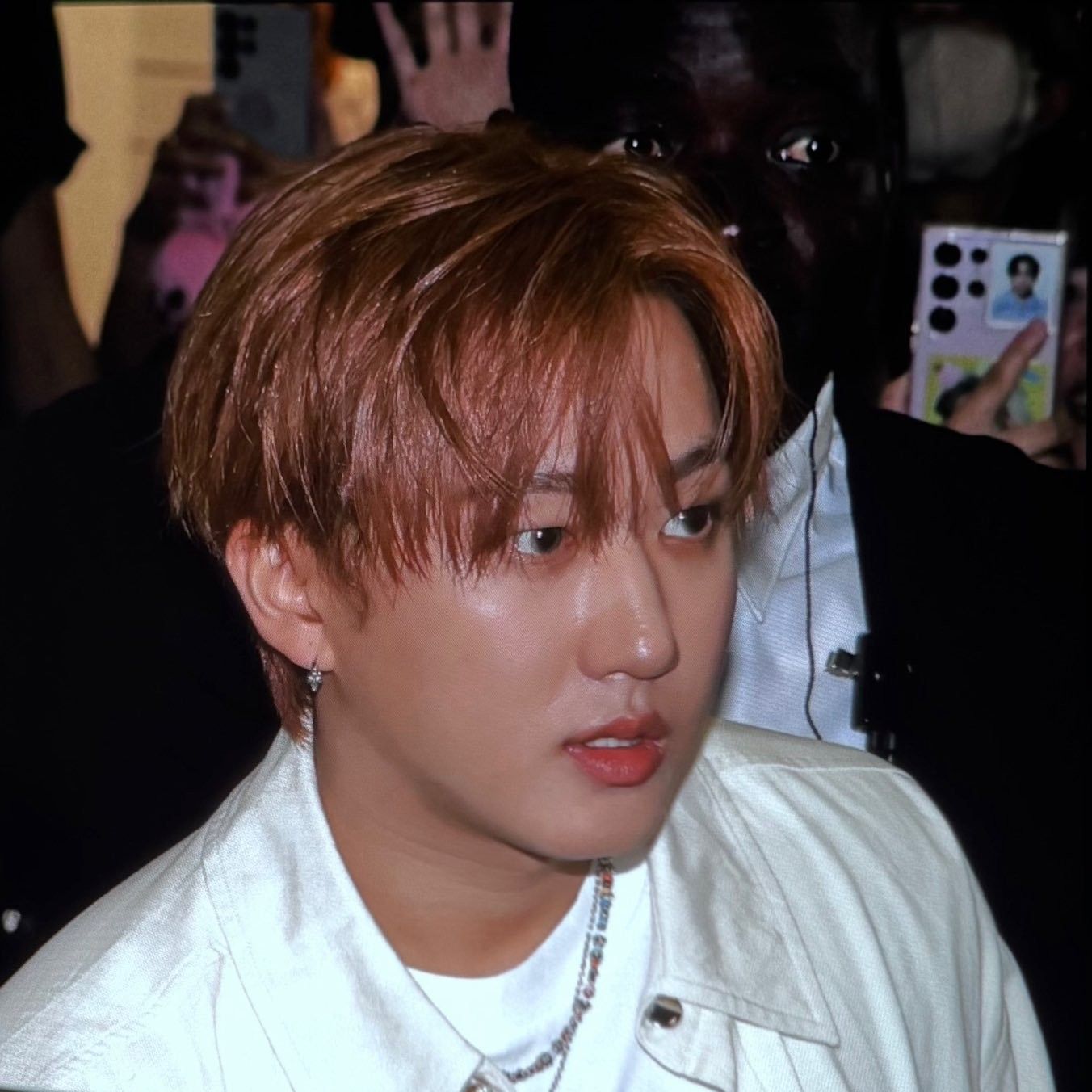 Recent activity shot of Changbin (Stray Kids)
