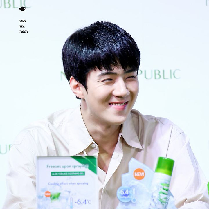 Behind-the-scenes cut of Sehun (EXO)