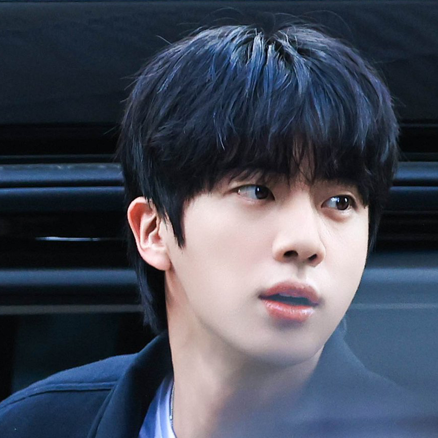 Recent activity shot of Jin (BTS)