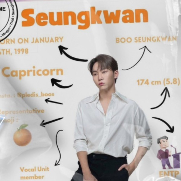 Signature photo of Seungkwan (SEVENTEEN) capturing their charm