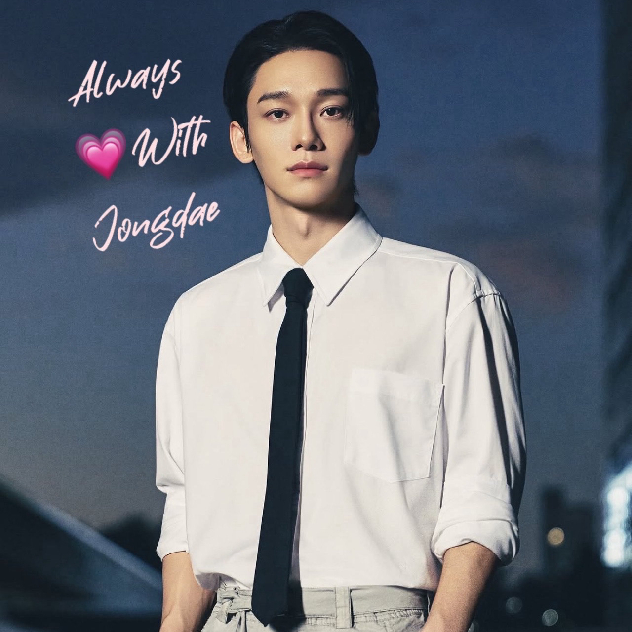 Behind-the-scenes cut of Chen (EXO)