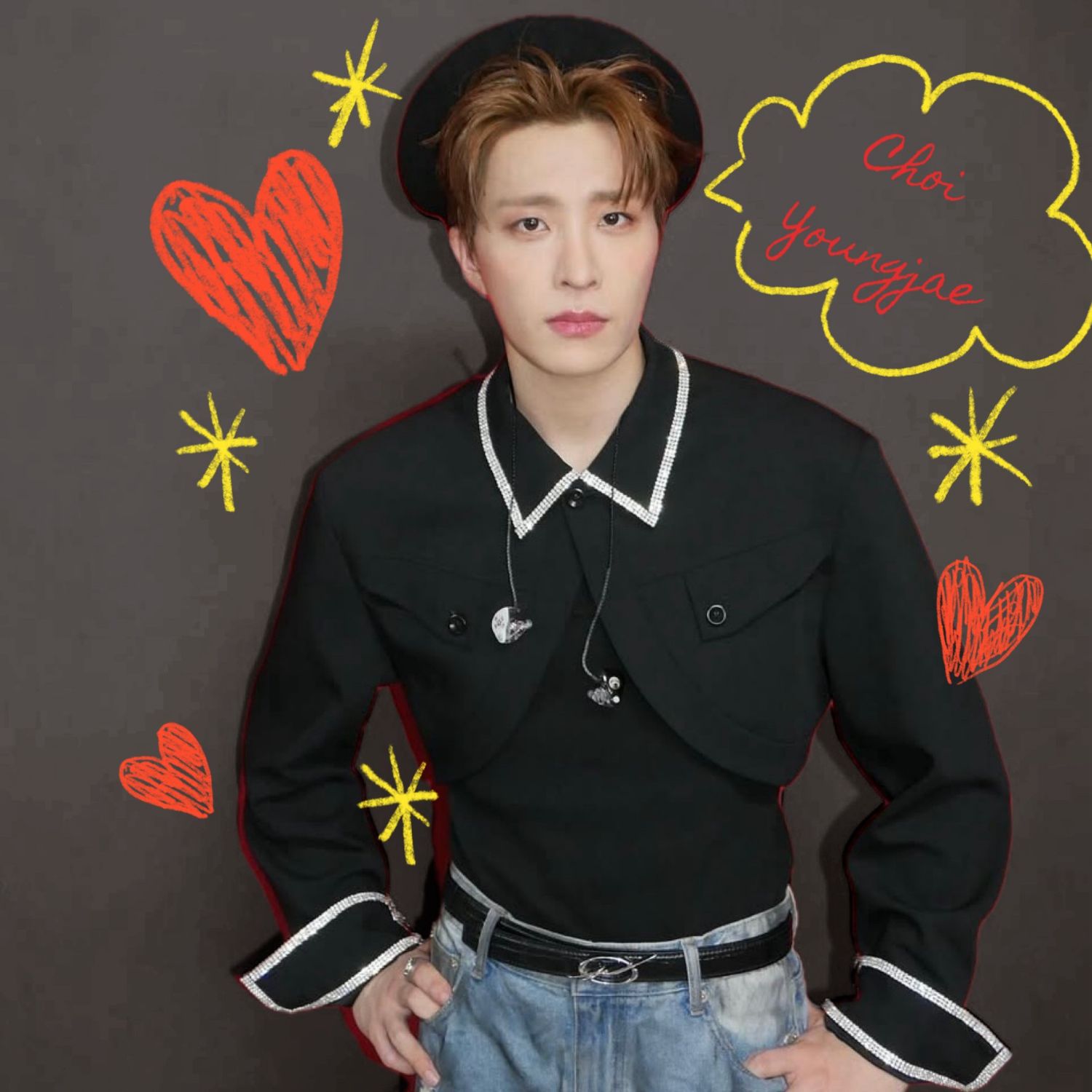 A moment captured by Youngjae (GOT7)'s fan