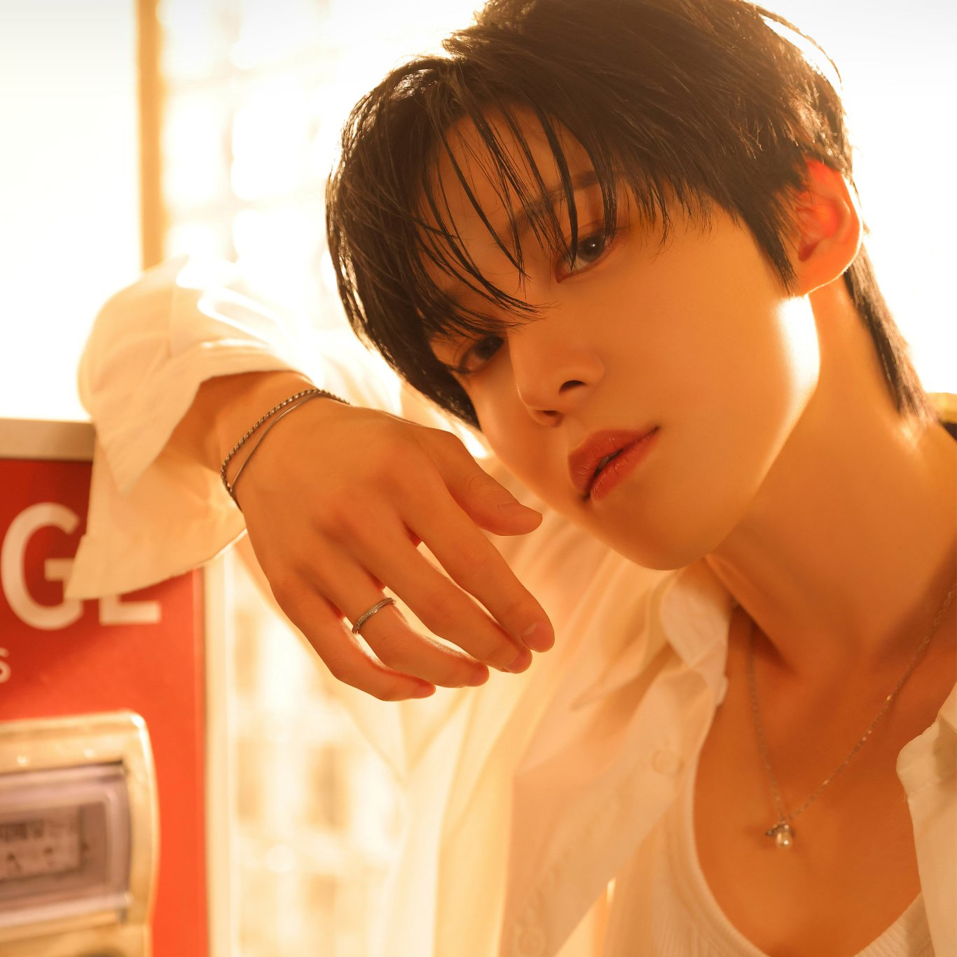 Momen yang diabadikan oleh penggemar Yunho (ATEEZ)